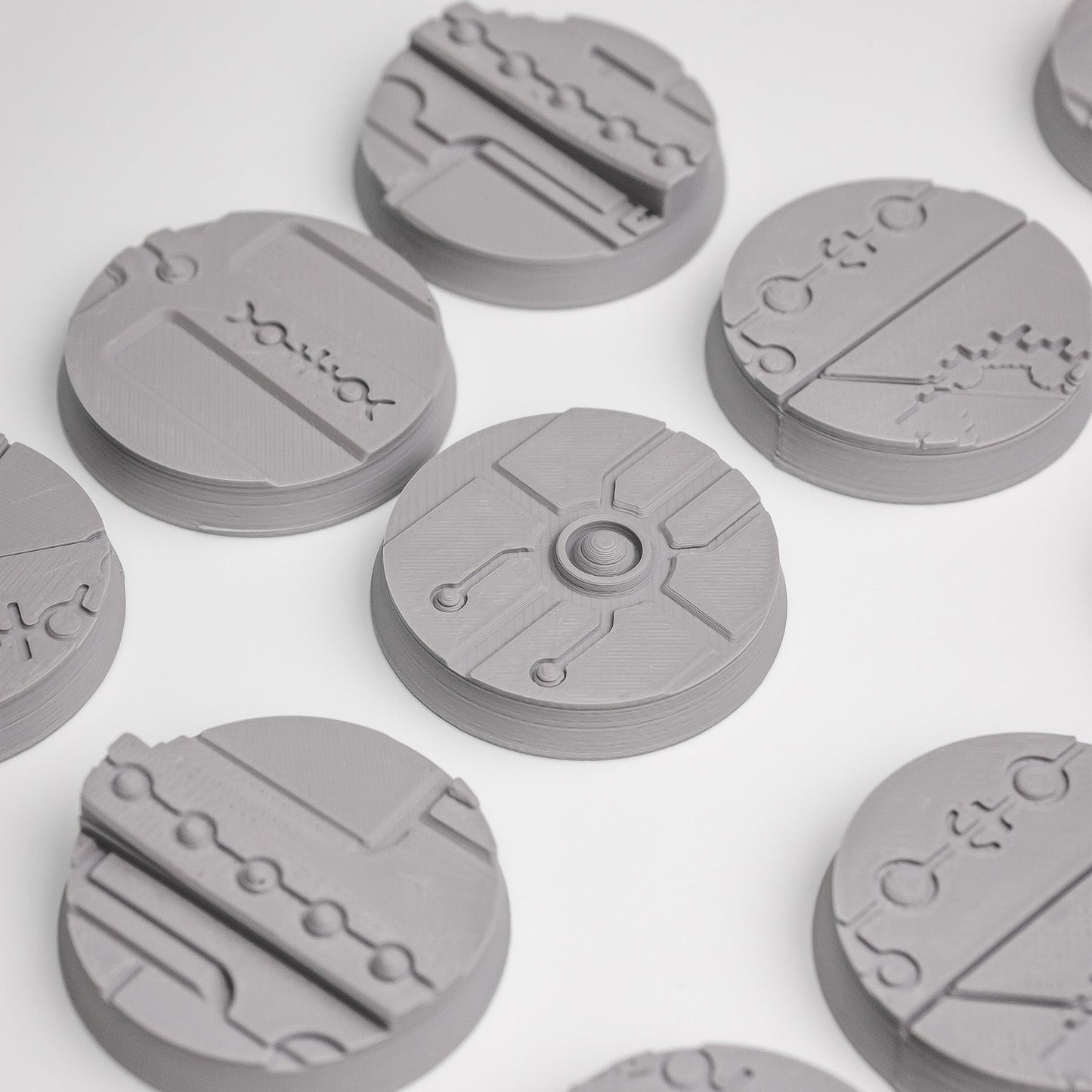 Karnac Subterranean FDM Miniature Bases (25mm - 90mm) - MiniForge