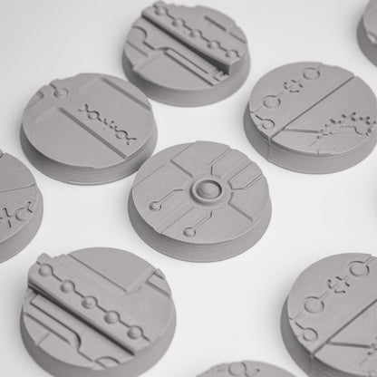 Karnac Subterranean FDM Miniature Bases (25mm - 90mm) - MiniForge