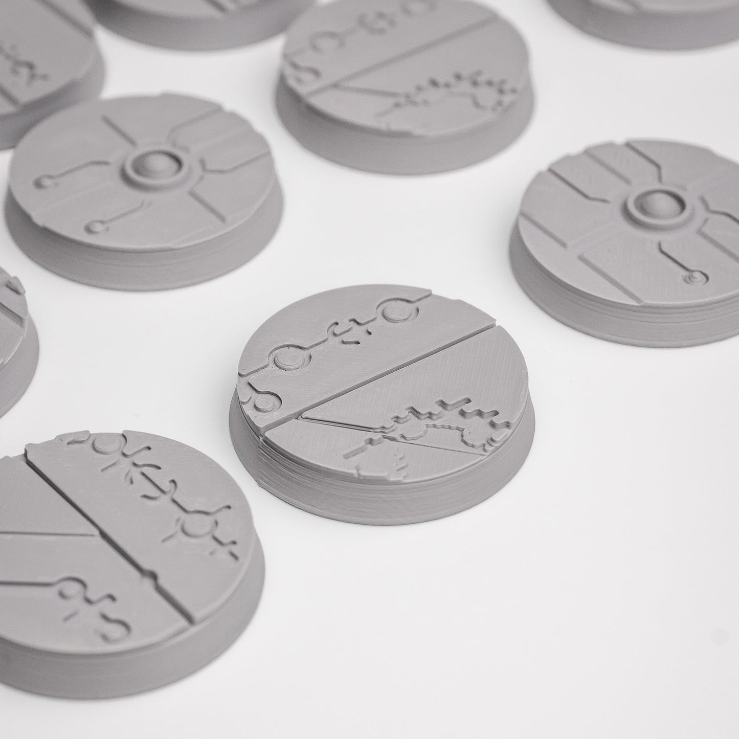 Karnac Subterranean FDM Miniature Bases (25mm - 90mm) - MiniForge