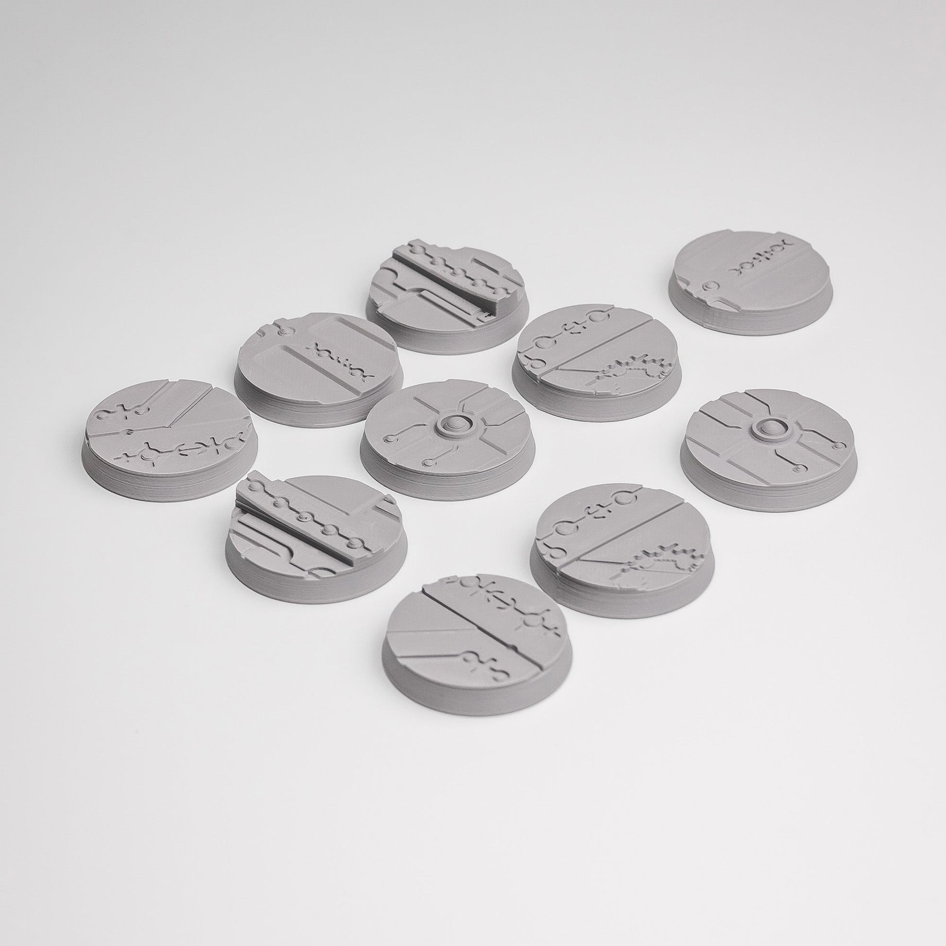Karnac Subterranean FDM Miniature Bases (25mm - 90mm) - MiniForge