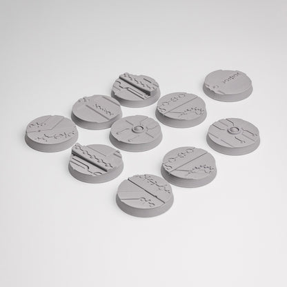 Karnac Subterranean FDM Miniature Bases (25mm - 90mm) - MiniForge