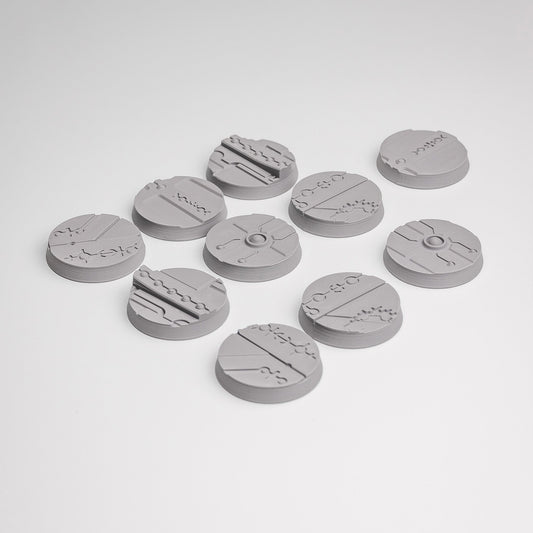 Karnac Subterranean FDM Miniature Bases (25mm - 90mm) - MiniForge
