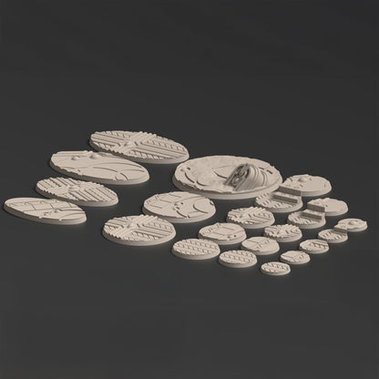 Krotone FDM Miniature Bases (25mm - 90mm) - MiniForge