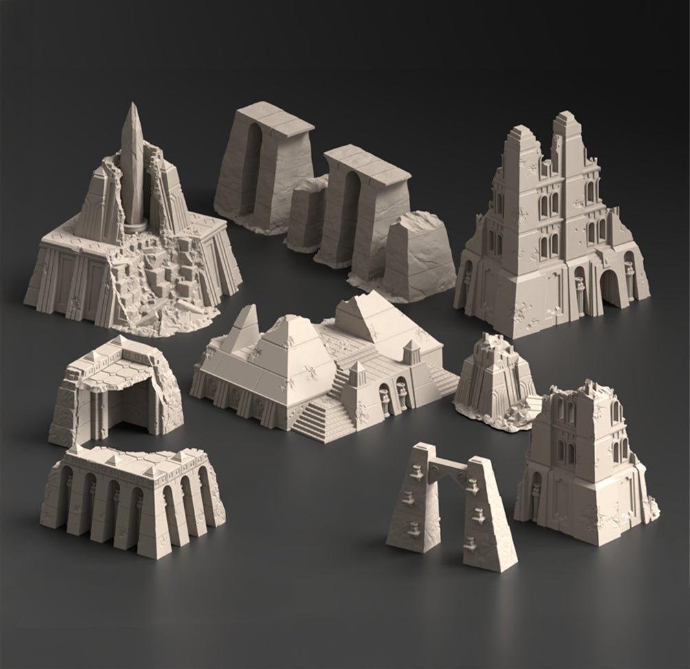 Krotone in Flames - Terrain Bundle - MiniForge