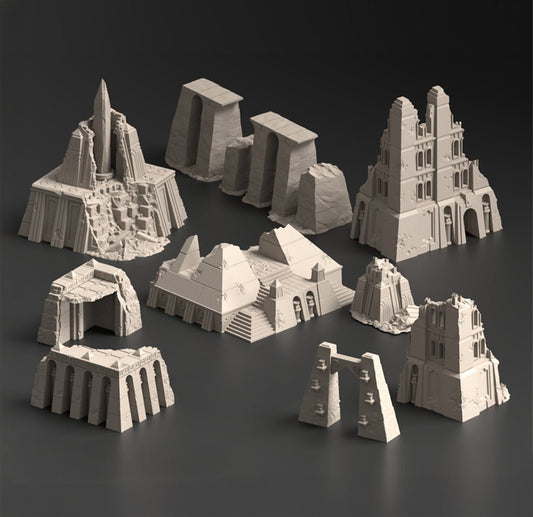 Krotone in Flames - Terrain Bundle - MiniForge