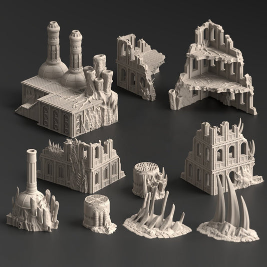 Miasma, Blight World - Terrain Bundle - MiniForge