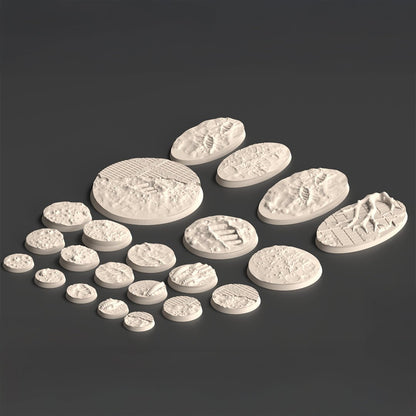 Miasma FDM Miniature Bases (25mm - 90mm) - MiniForge