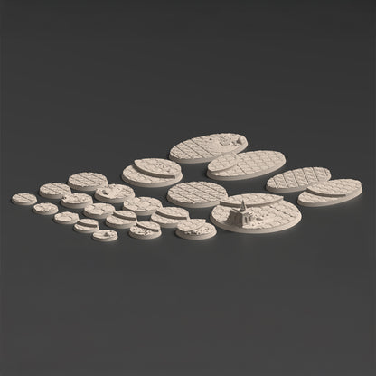Emerita Suburbs FDM Miniature Bases (25mm-90mm)