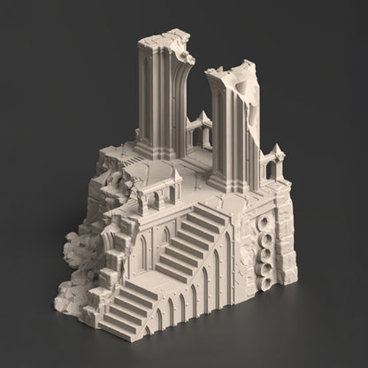 Divine Bastion, A Failed Arcology - Terrain Bundle