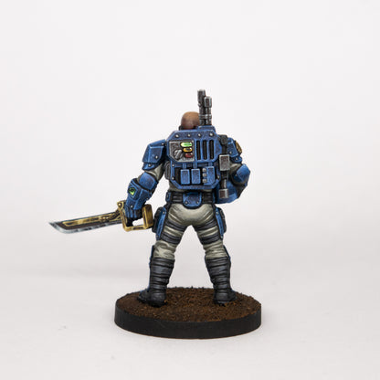 Imperial Army Vaskar Infantry Bodies (12 Units), 28mm heroic scale unpainted resin, view 5