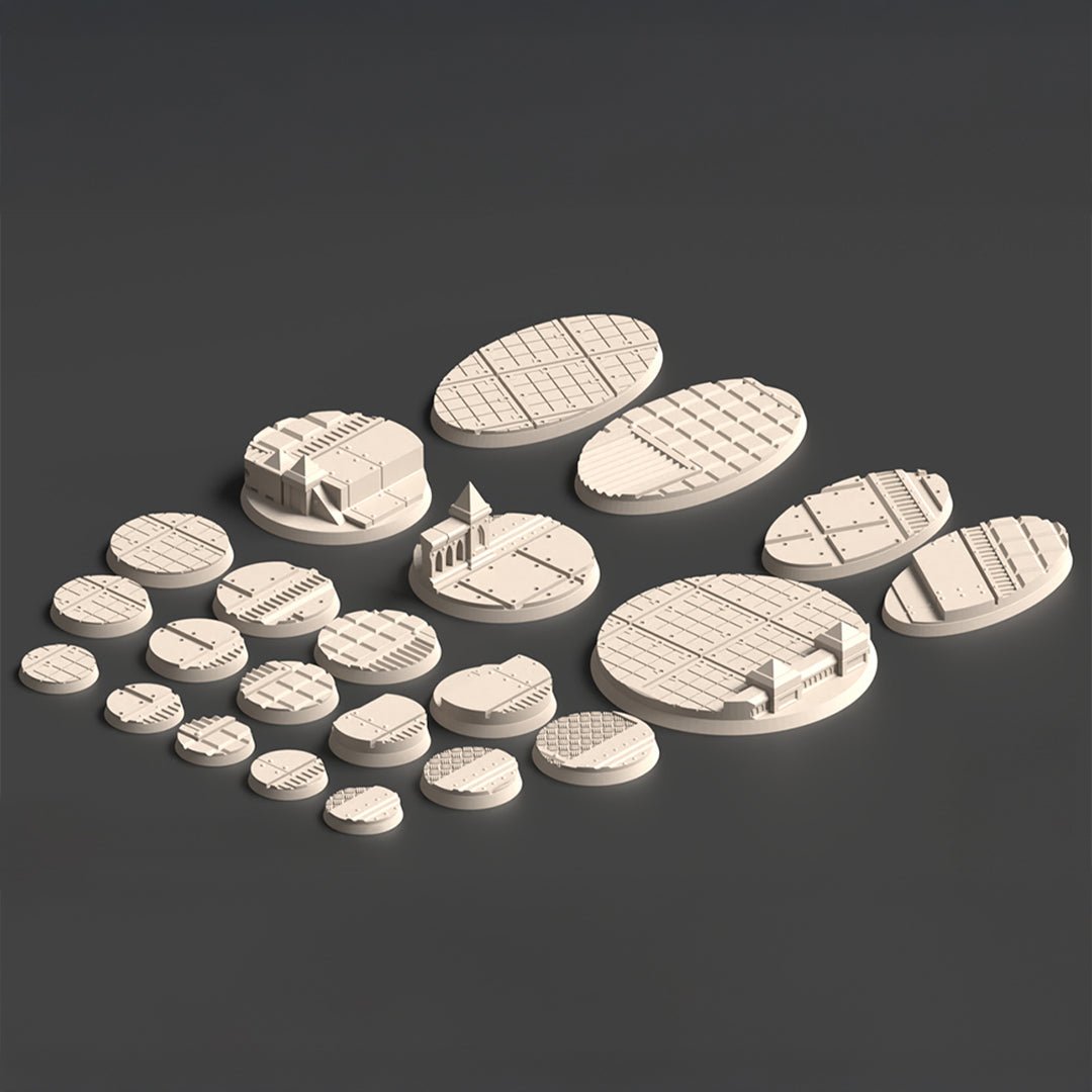 Omnis FDM Miniature Bases (25mm - 90mm) - MiniForge