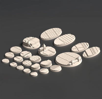 Omnis FDM Miniature Bases (25mm - 90mm) - MiniForge