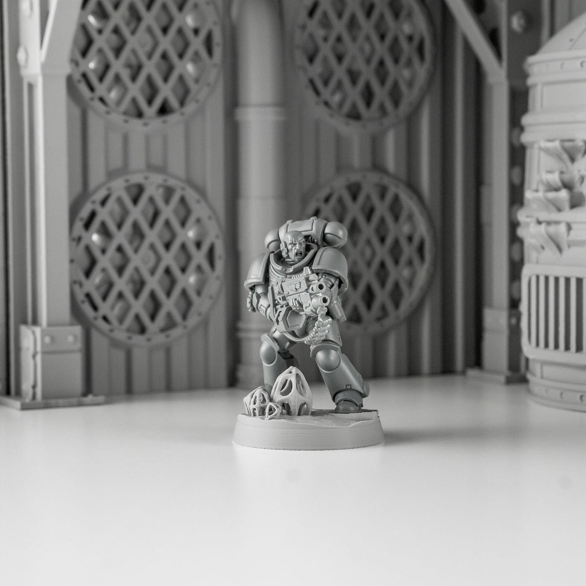 Ork Corner Ruins 2, Ork Fungus Farm - MiniForge
