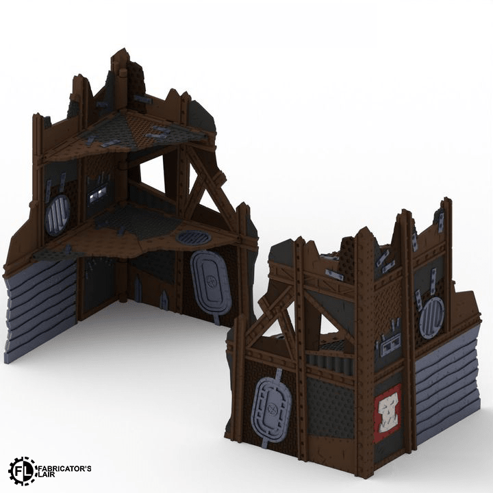 Ork Foldable Terrain - 11th Edition - MiniForge