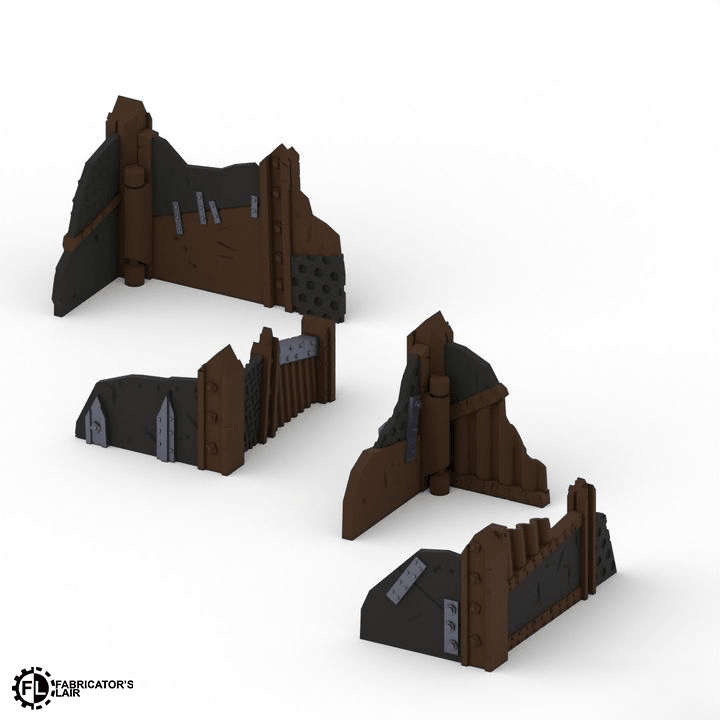 Ork Foldable Terrain - 11th Edition - MiniForge