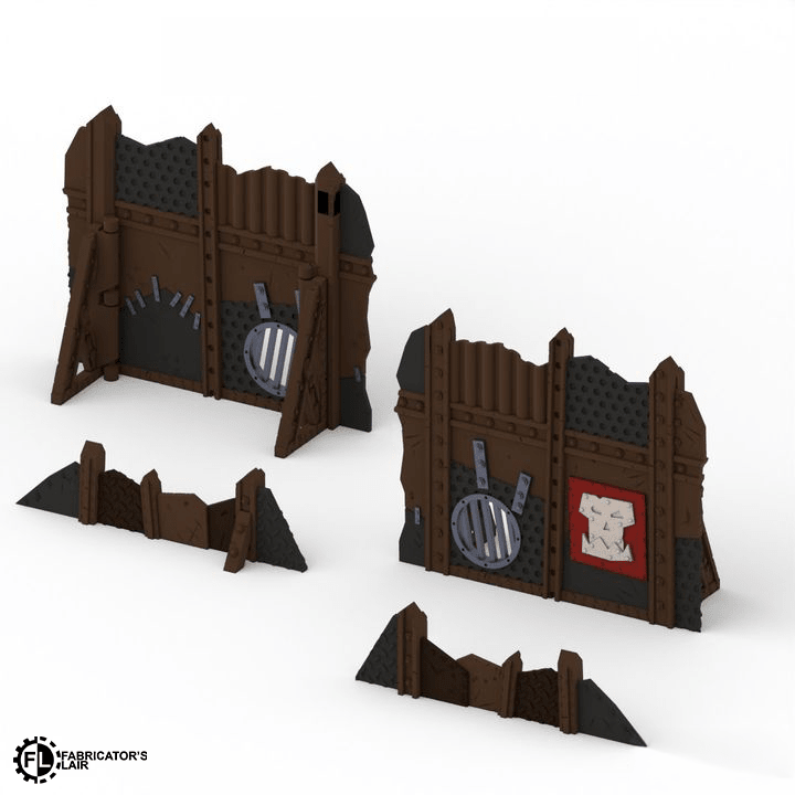 Ork Foldable Terrain - 11th Edition - MiniForge