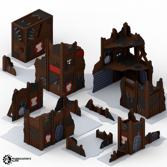 Ork Foldable Terrain - 11th Edition - MiniForge