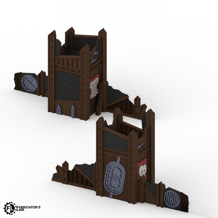 Ork Foldable Terrain - 11th Edition - MiniForge