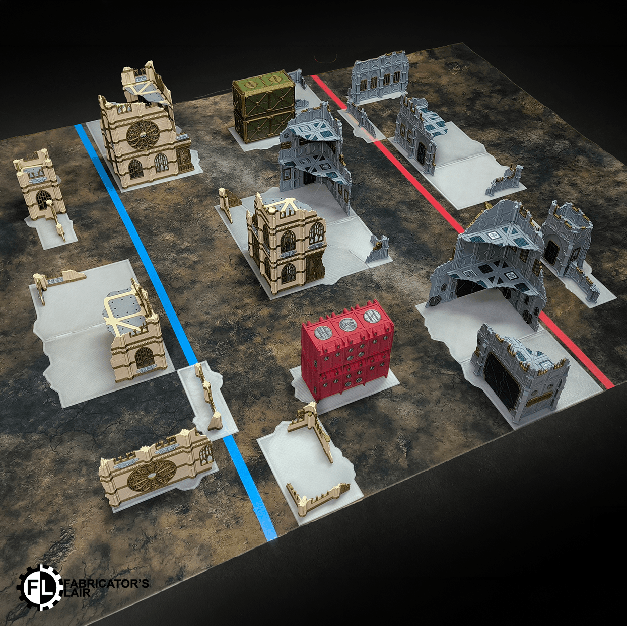 Ork Foldable Terrain - 11th Edition - MiniForge