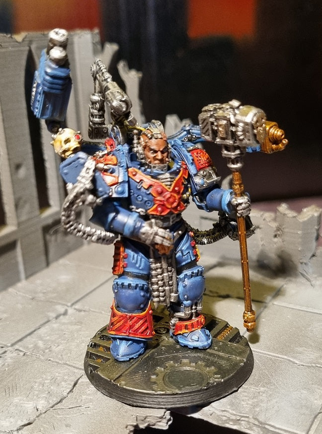 Iron Knights Alloy Master, proxy miniature, character, 28mm heroic scale unpainted resin, view 5