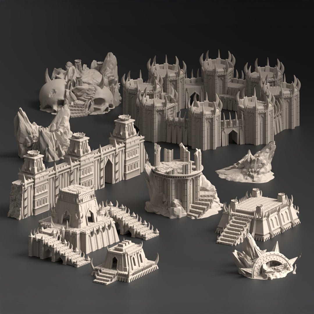 Sanguis, Crimson Anomaly - Terrain Bundle - MiniForge