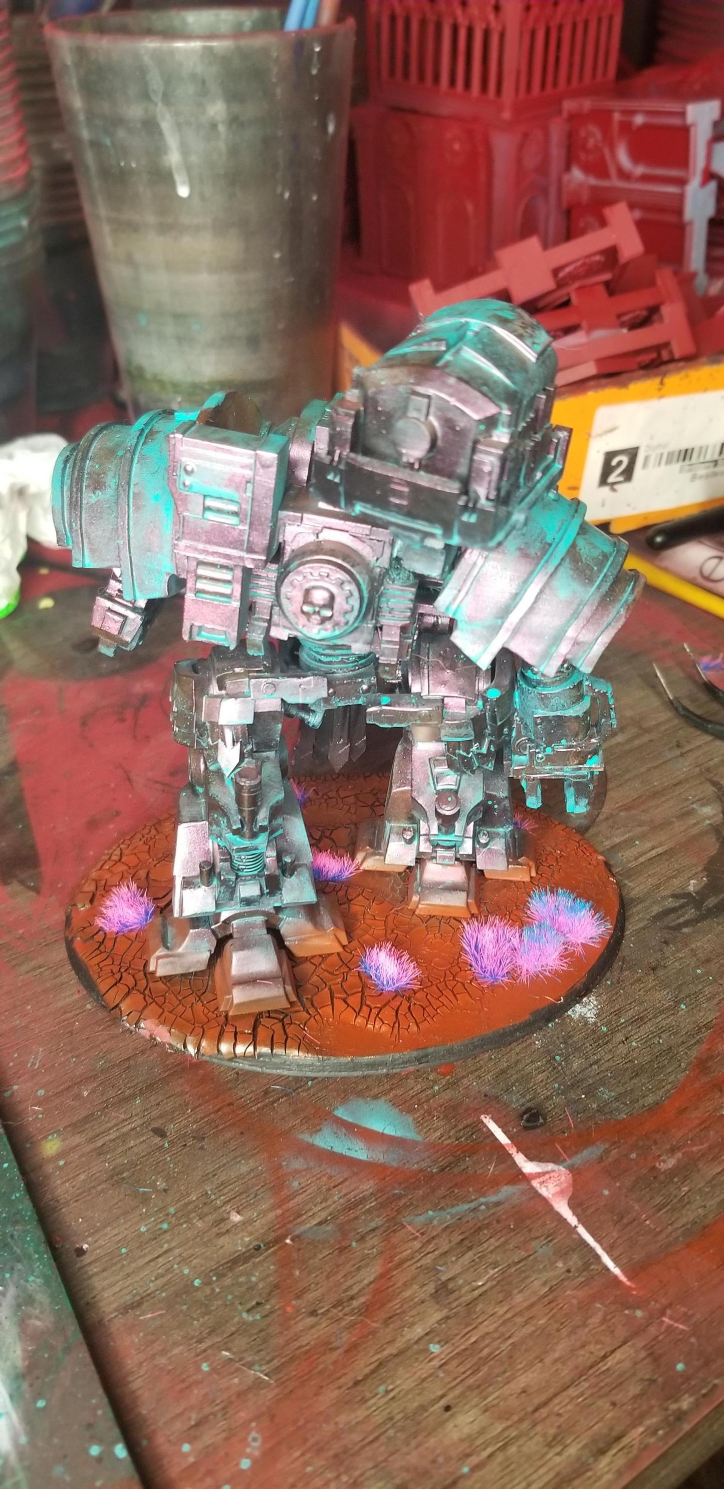 Tech Priests Cult Of Mars Martian Siege Machines (2 Units), 28mm heroic scale unpainted resin, view 6