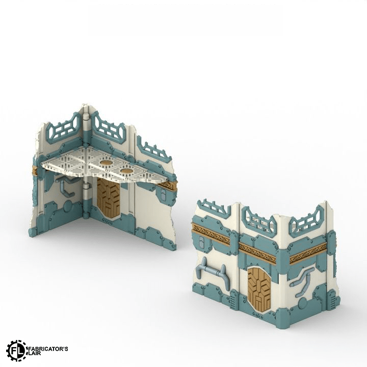 Space Dwarf Foldable Terrain - 11th Edition - MiniForge