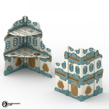 Space Dwarf Foldable Terrain - 11th Edition - MiniForge