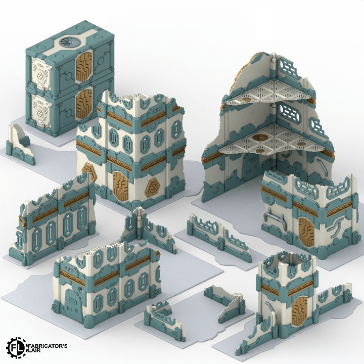 Space Dwarf Foldable Terrain - 11th Edition - MiniForge
