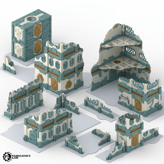 Space Dwarf Foldable Terrain - 11th Edition - MiniForge