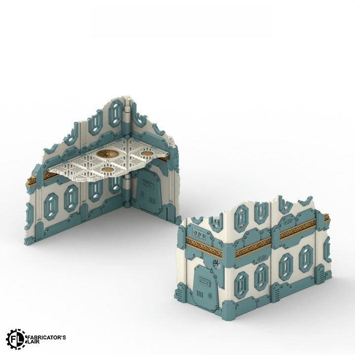Space Dwarf Foldable Terrain - 11th Edition - MiniForge