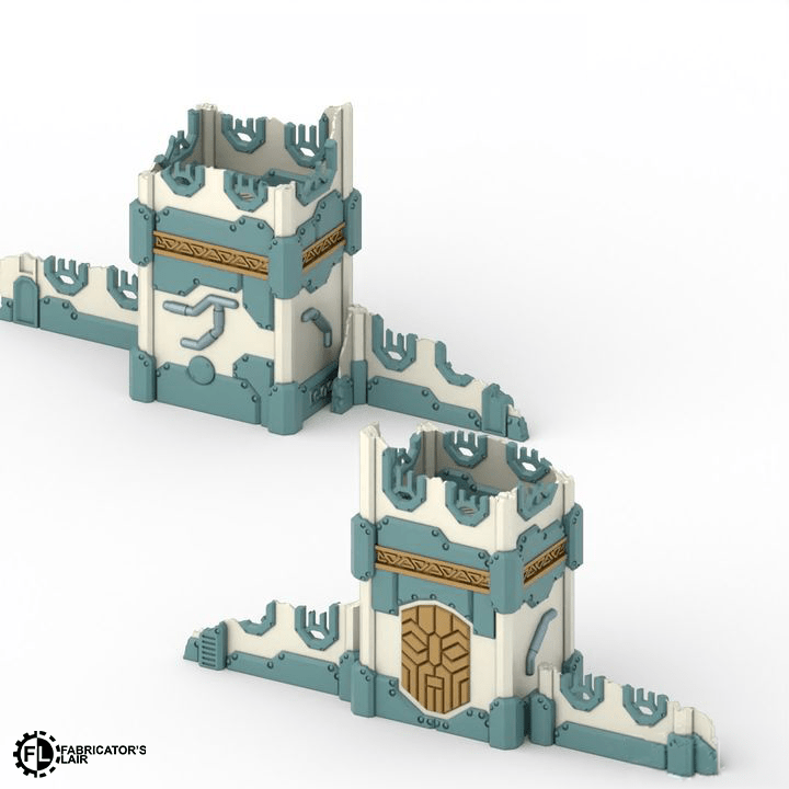 Space Dwarf Foldable Terrain - 11th Edition - MiniForge