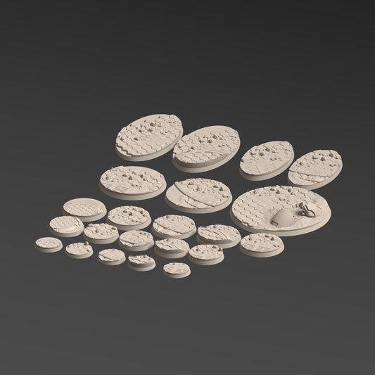 Talussa Prime FDM Miniature Bases (25mm-90mm) - MiniForge