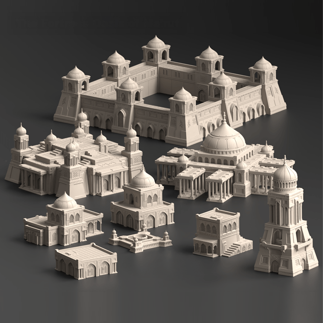 The Fortress Oasis of Ma'rut - Terrain Bundle - MiniForge