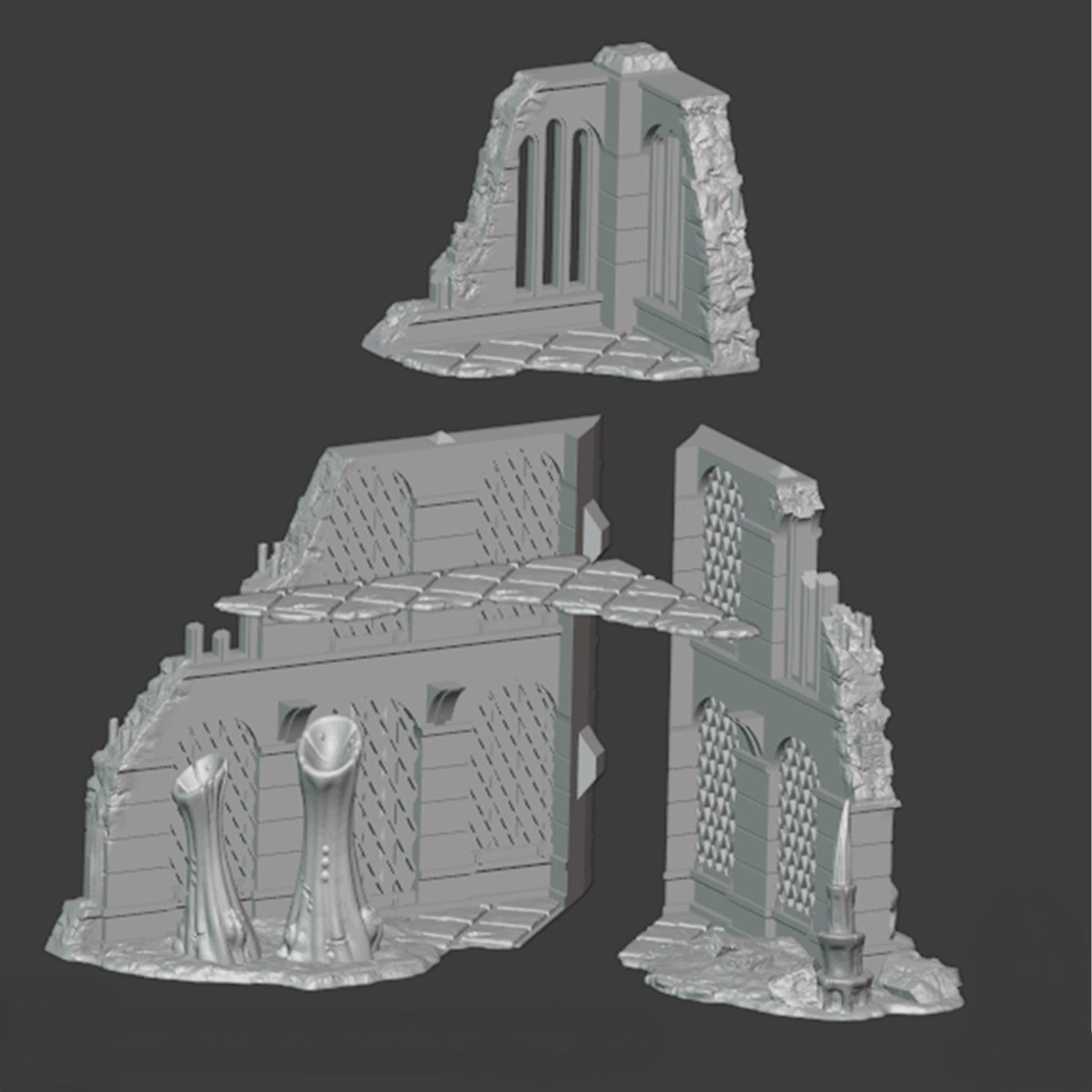 Three Story Ruin, Tulipa Infested - MiniForge