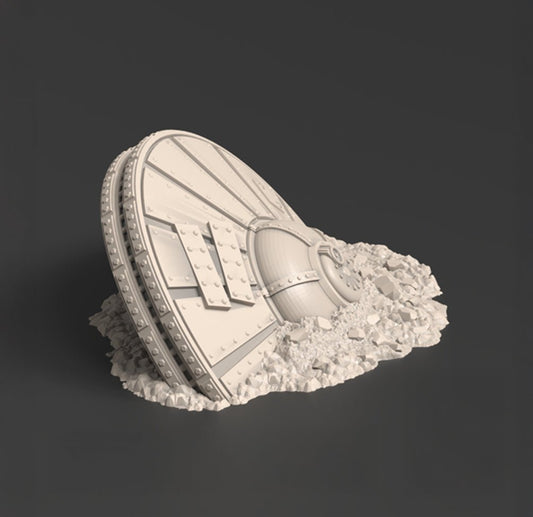 UFO Wreckage, Warpzel Space Program - MiniForge