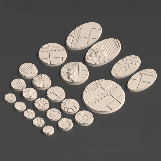 Vatar XI FDM Miniature Bases (25mm - 90mm) - MiniForge