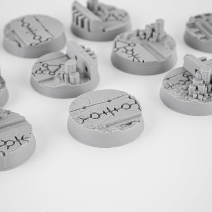 Vharaq Null FDM Miniature Bases (25mm - 90mm) - MiniForge