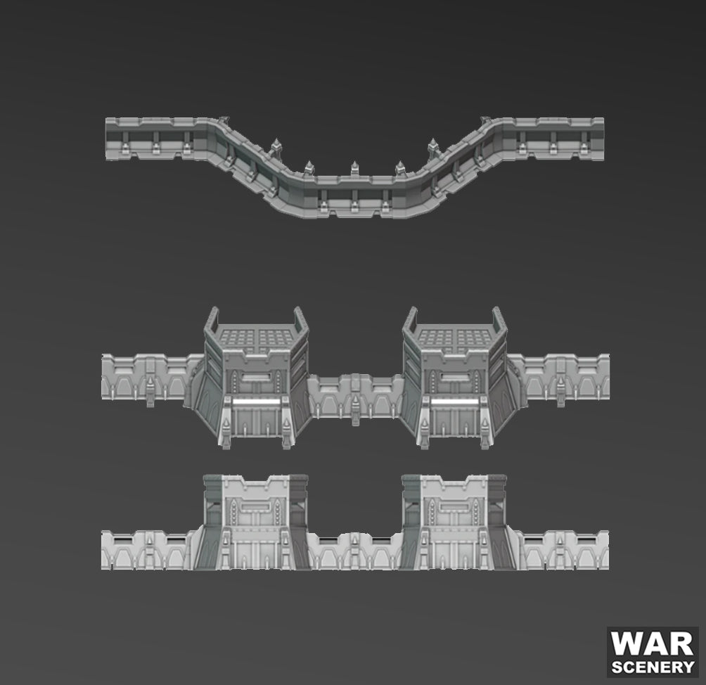 Wall of Saints - Terrain Bundle - MiniForge