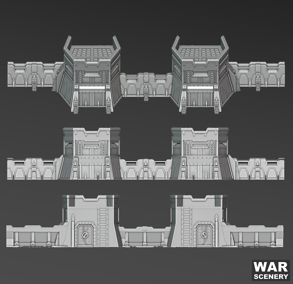 Wall of Saints - Terrain Bundle - MiniForge