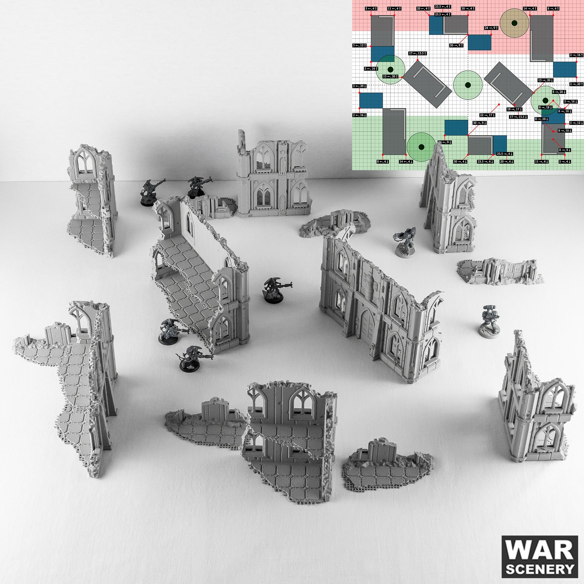 Warehouse Ruins - Pariah Nexus Bundle - MiniForge