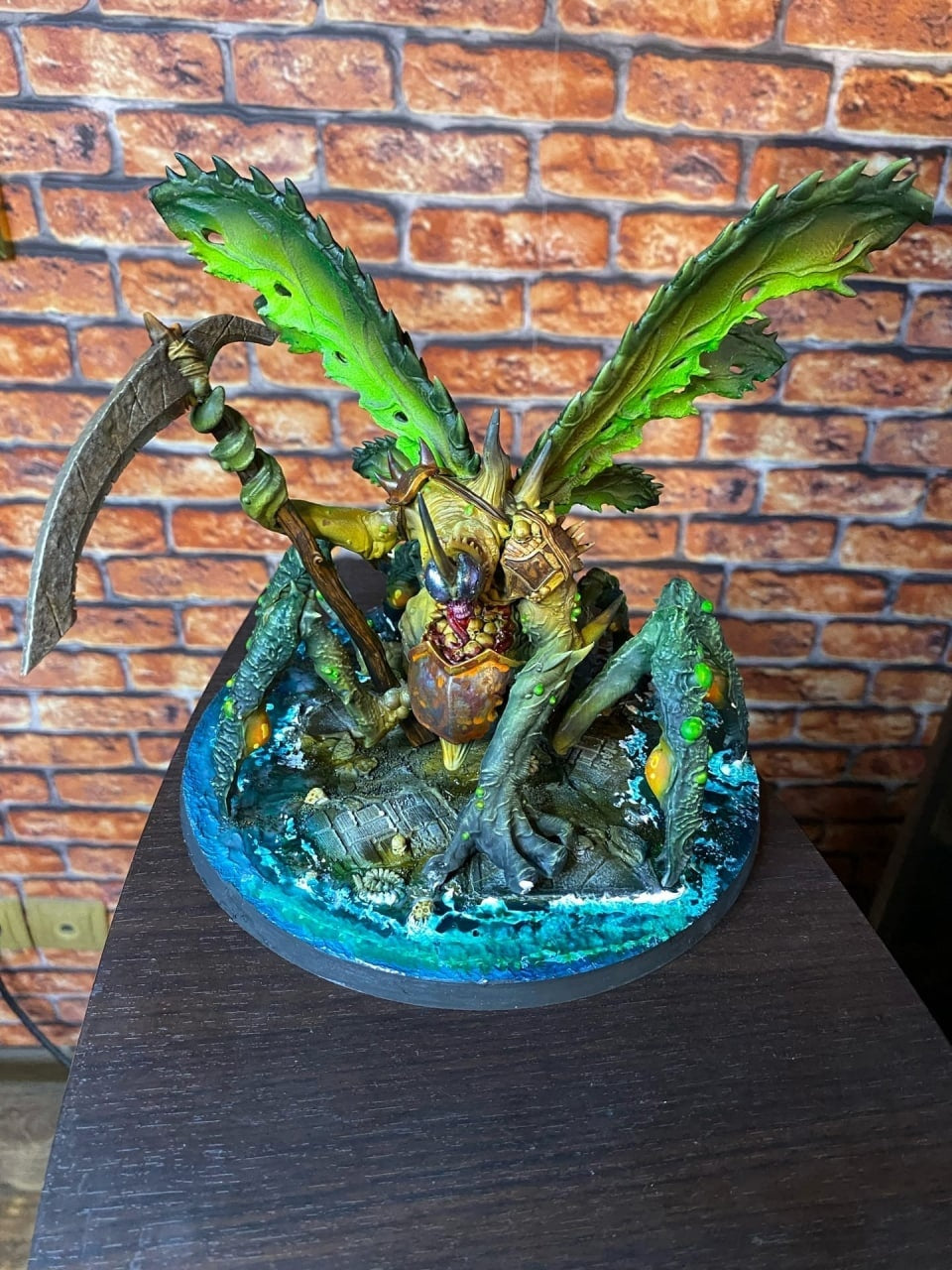 Plague Knights Pestilence Princ, proxy miniature, 28mm heroic scale unpainted resin, view 2